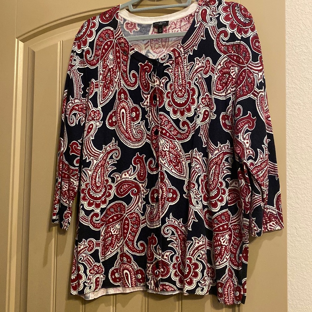 Talbots 2x cardigan